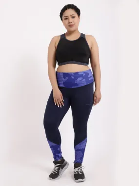 Navy Print Style Diva Leggings