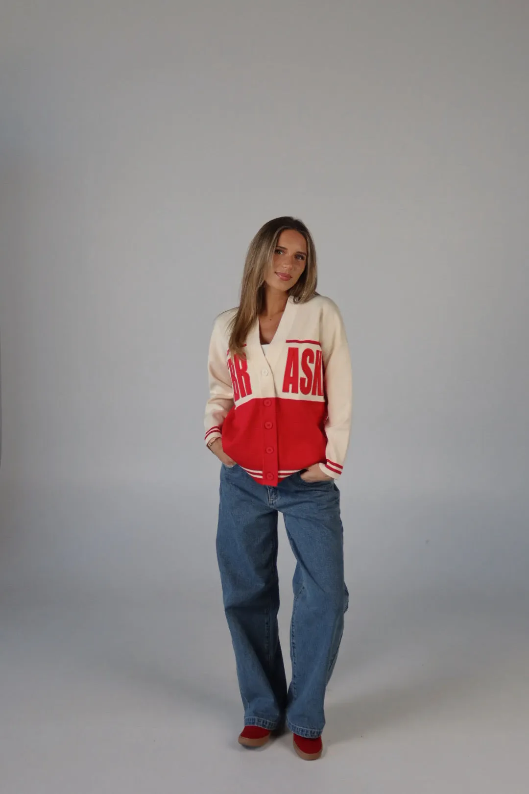 Nebraska Two Toned Cardigan