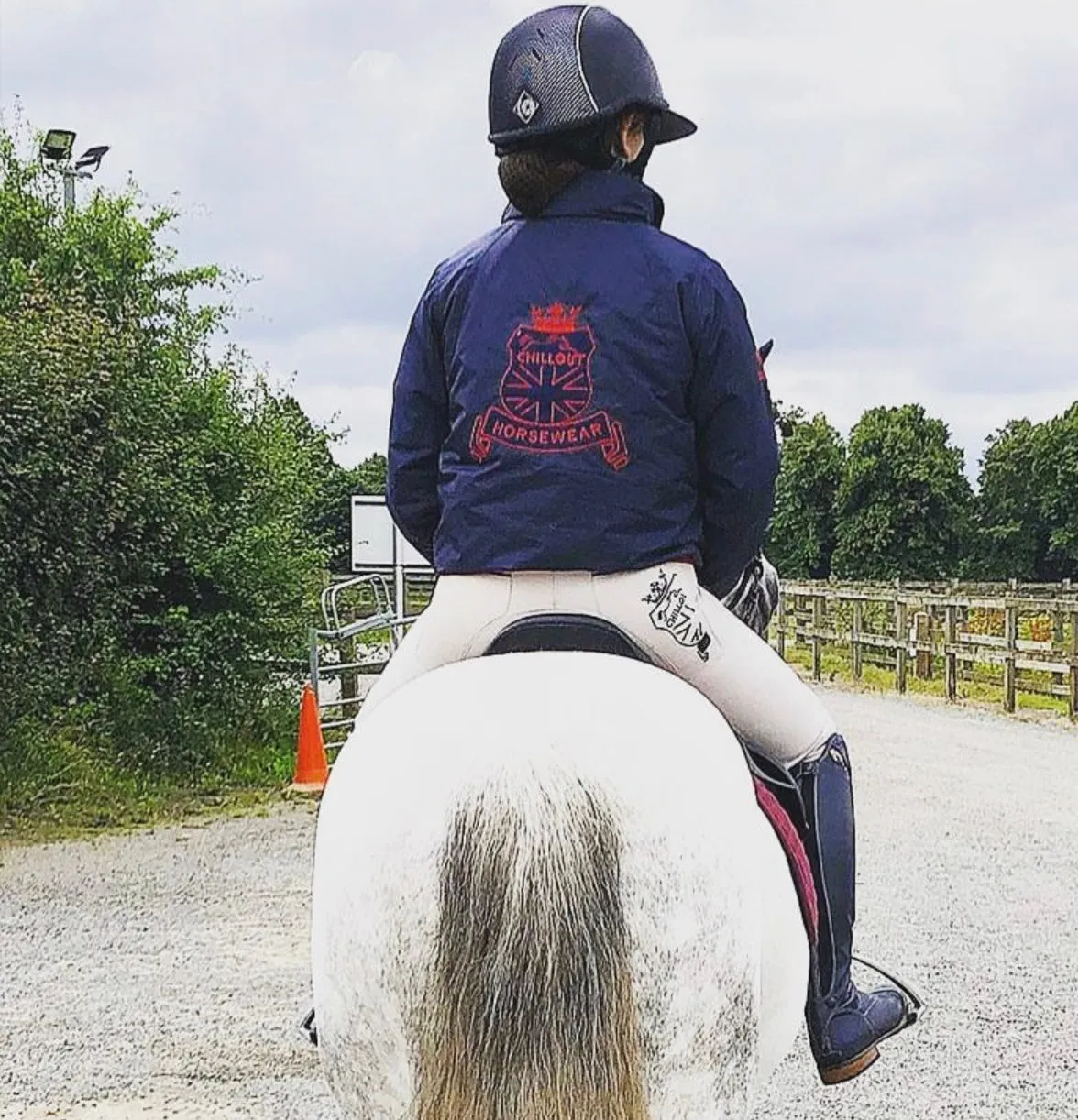 NEW Chillout Classic Bomber Jacket In Navy and Red