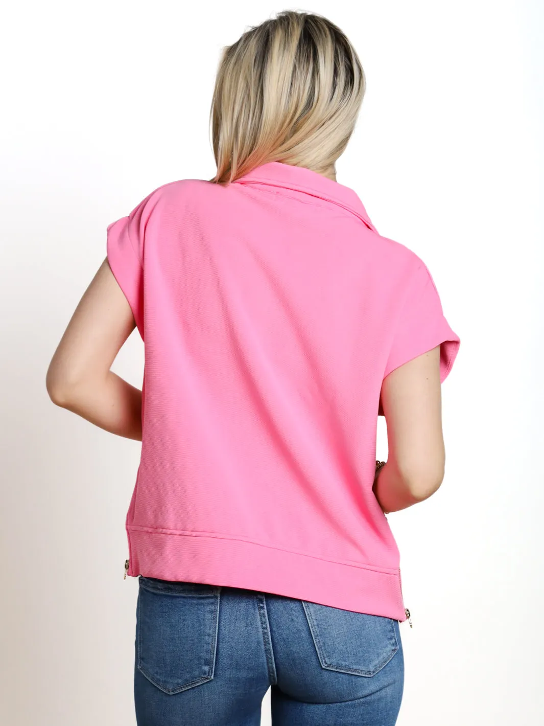 Out Of Office Ribbed Quarter Zip Pullover