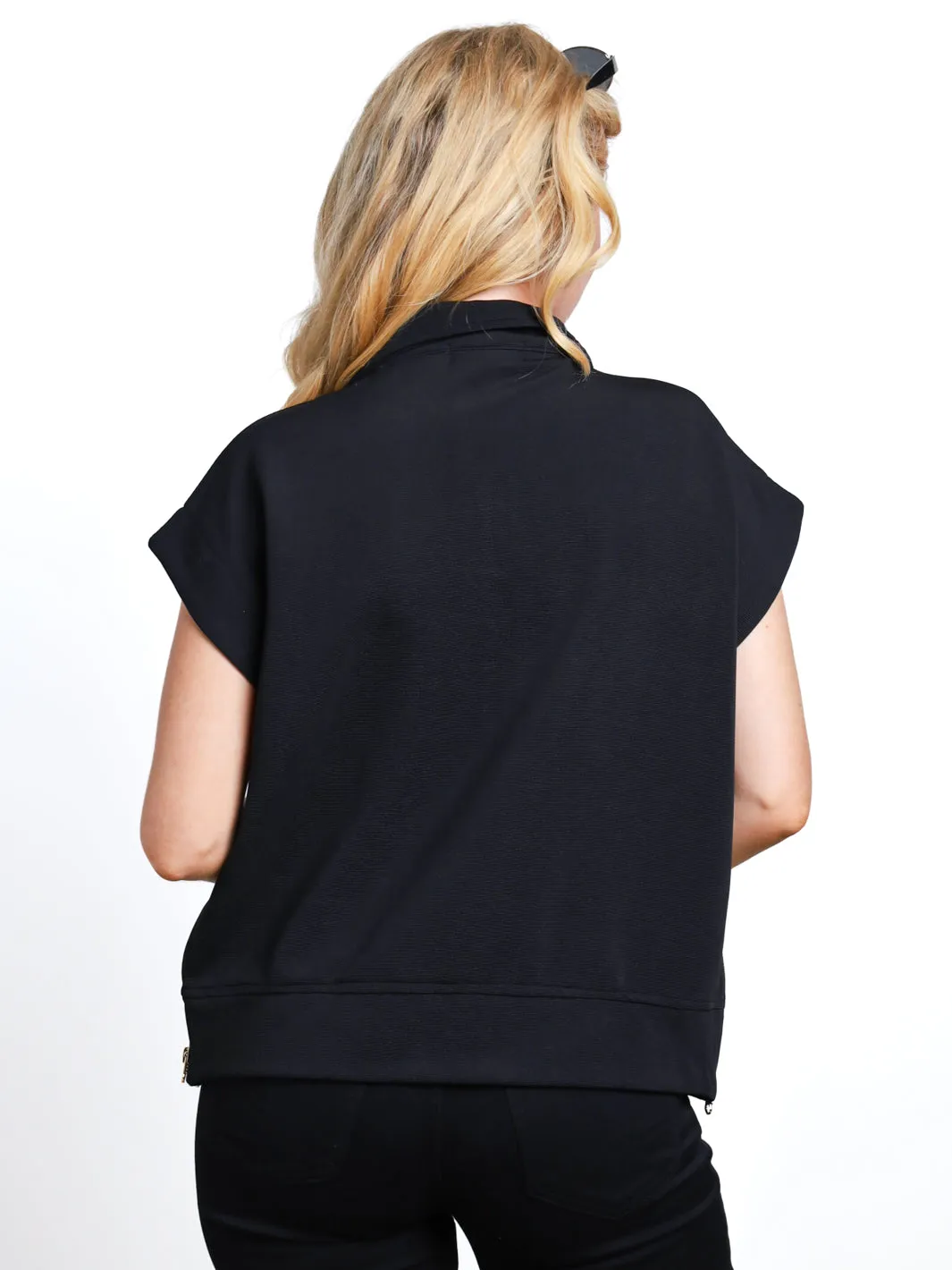 Out Of Office Ribbed Quarter Zip Pullover