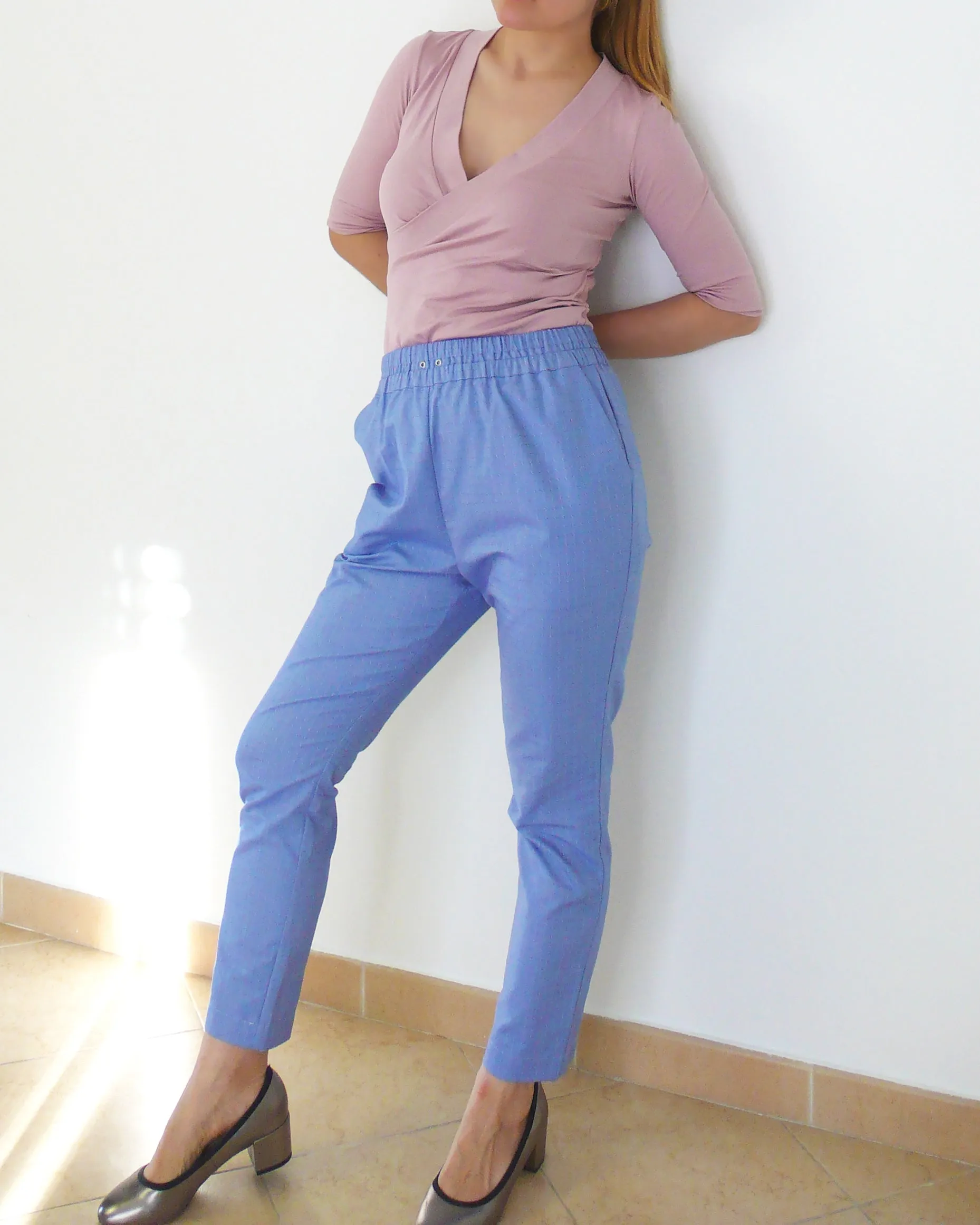Overlap Front Fitted Top Sewing Pattern N.23