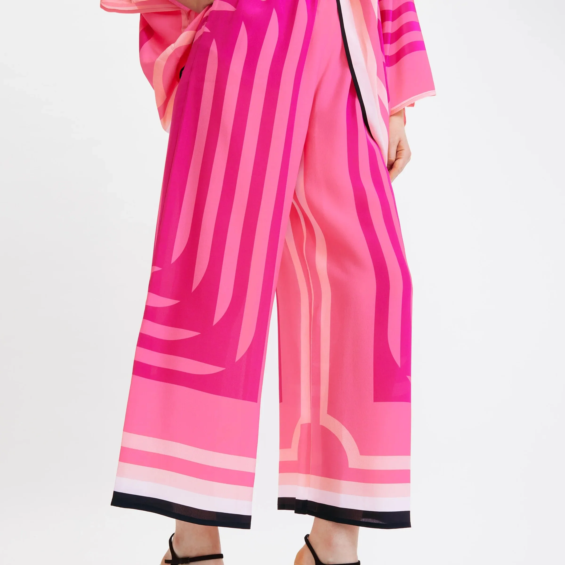 Pretty In Pink Kaftan Jumpsuit For Women By BlackBeads