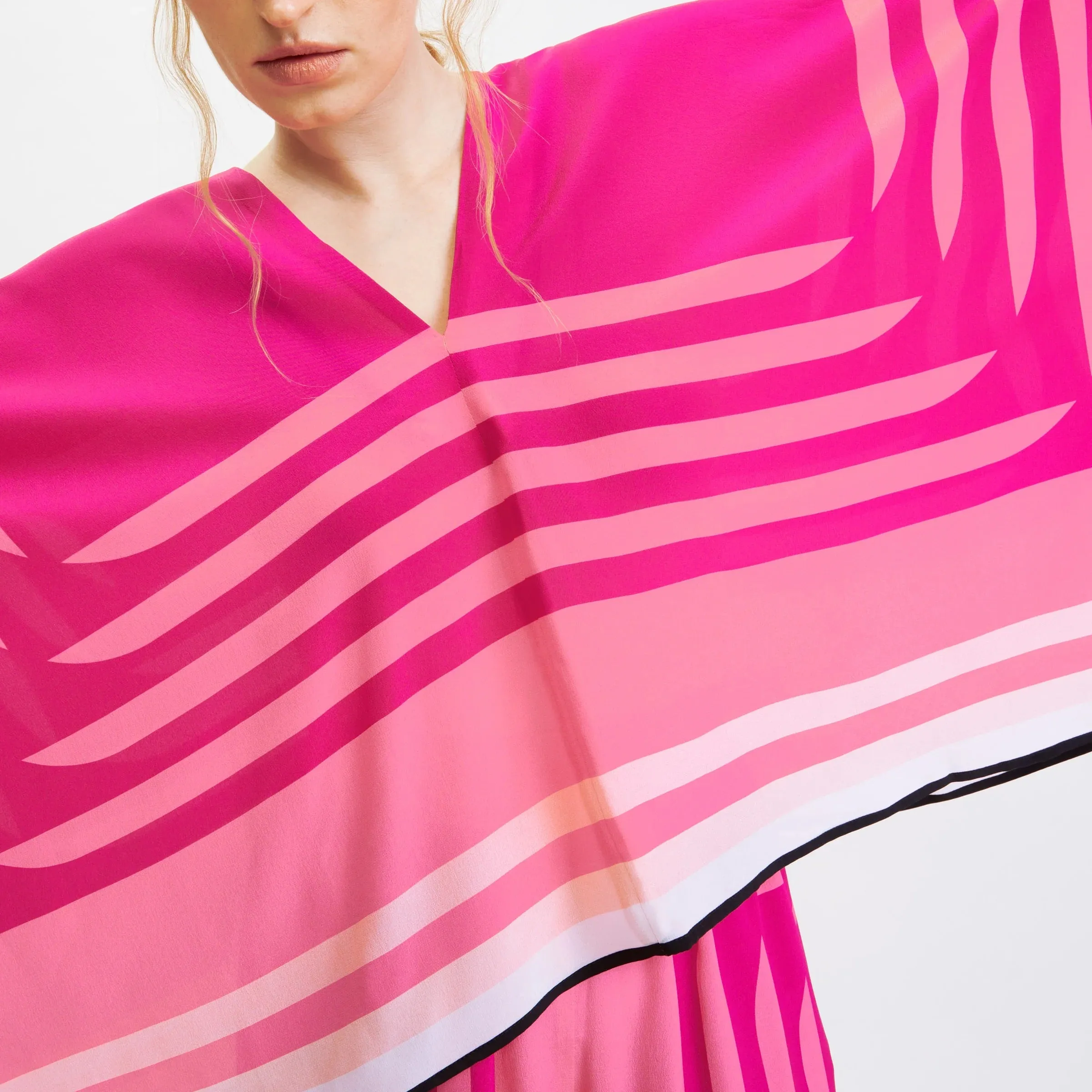 Pretty In Pink Kaftan Jumpsuit For Women By BlackBeads