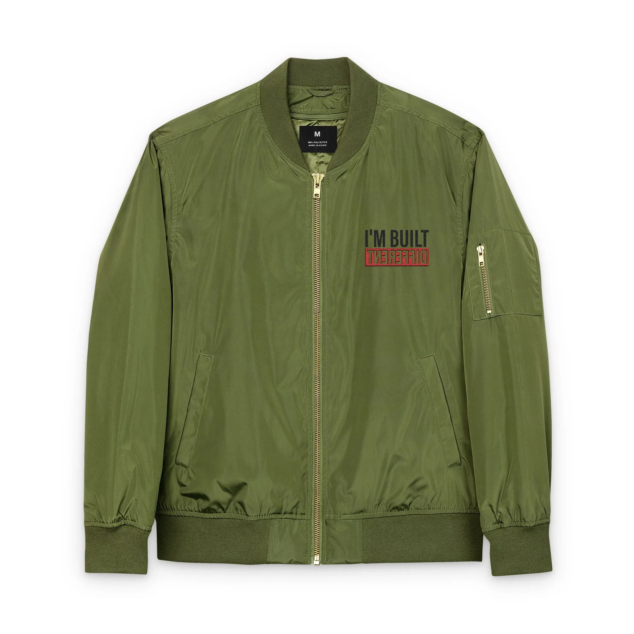 Recycled Bomber Jacket (Embroidery)