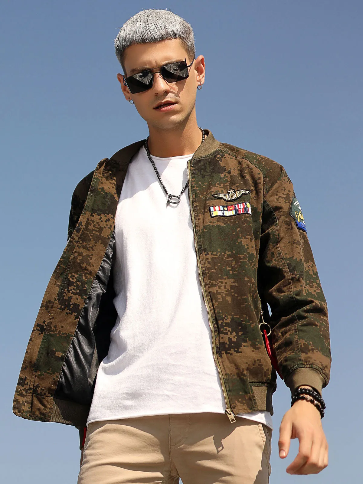 Regular Fit Bomber Jacket - FMTJ18-39049