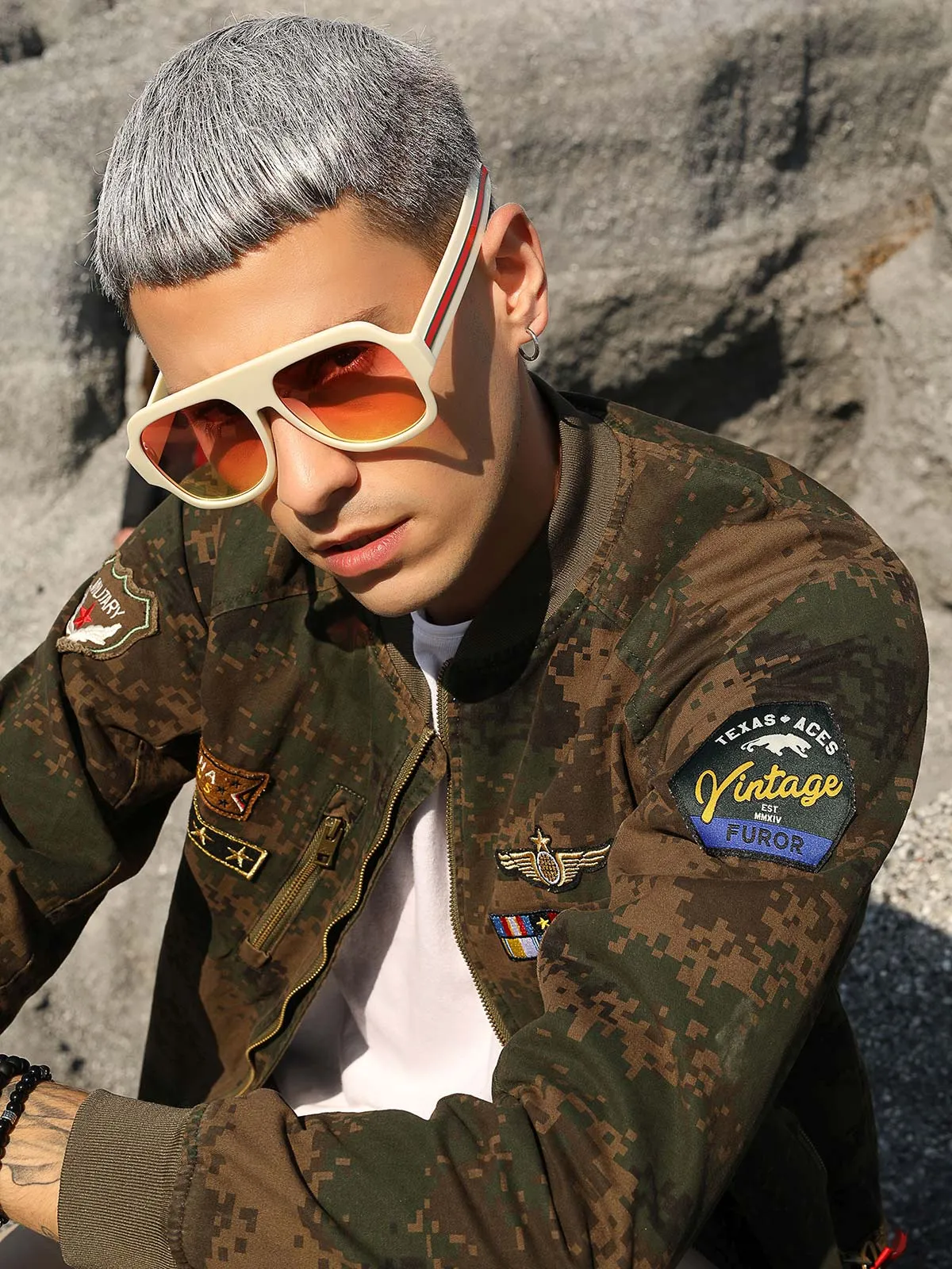 Regular Fit Bomber Jacket - FMTJ18-39049