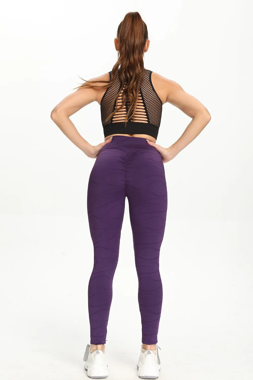 Ripples Ruched Bum Gym Leggings