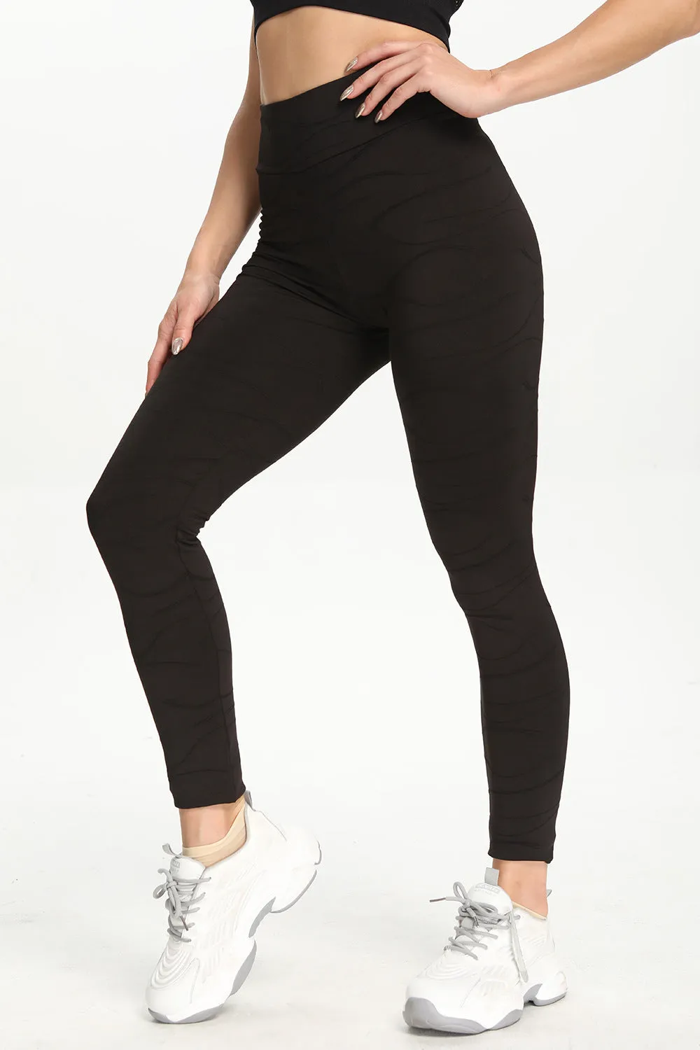 Ripples Ruched Bum Gym Leggings