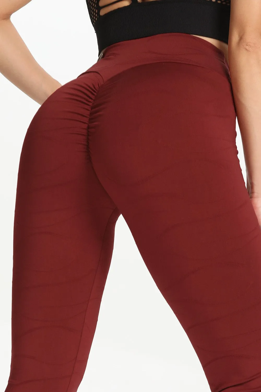 Ripples Ruched Bum Gym Leggings