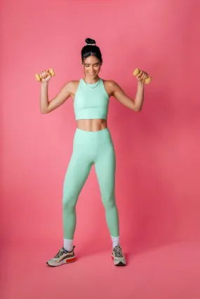 SEAMLESS BUTTER SOFT MINT GREEN LEGGING