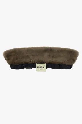 Shearling Collar - Olive