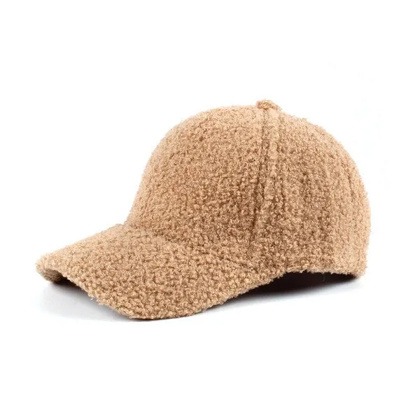 Sherpa Teddy Bear Ball Cap