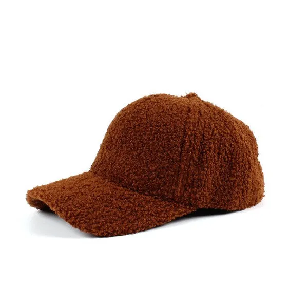 Sherpa Teddy Bear Ball Cap