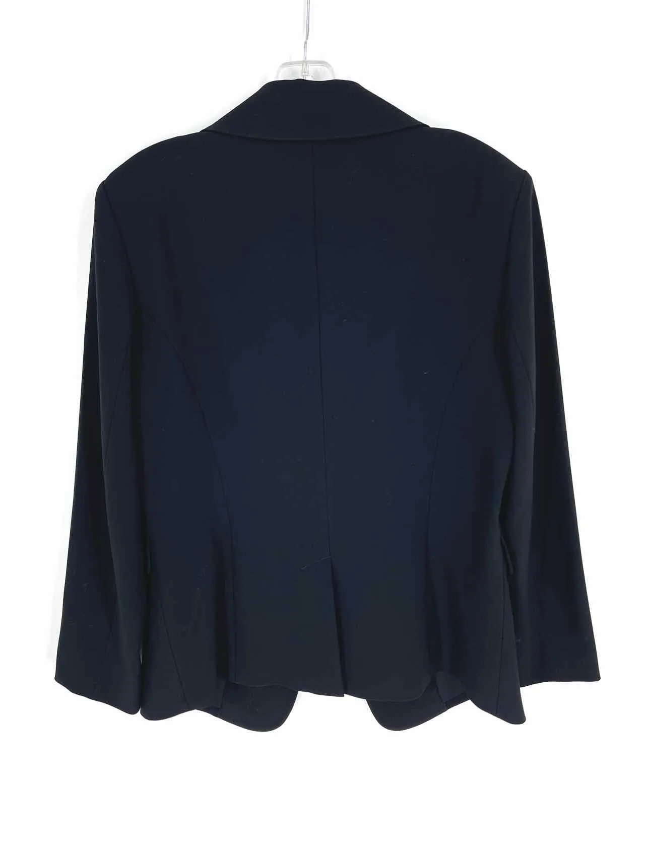 St Johns Bay Size 12 Black Solid NEW Designer Blazer