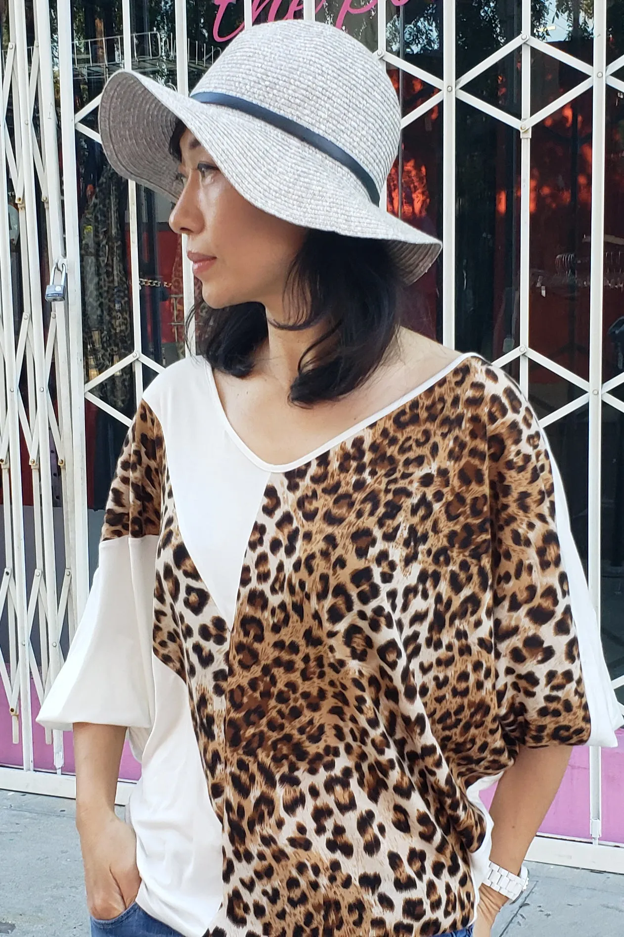 SYLVIA TOP (IVORY)- VT2686A