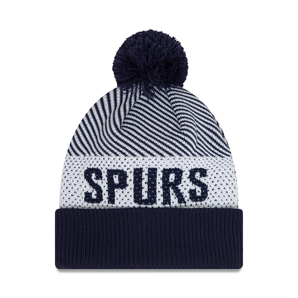 TOTTENHAM HOTSPUR F.C. ENGINEERED NAVY CUFF KNIT BEANIE