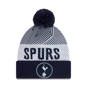 TOTTENHAM HOTSPUR F.C. ENGINEERED NAVY CUFF KNIT BEANIE