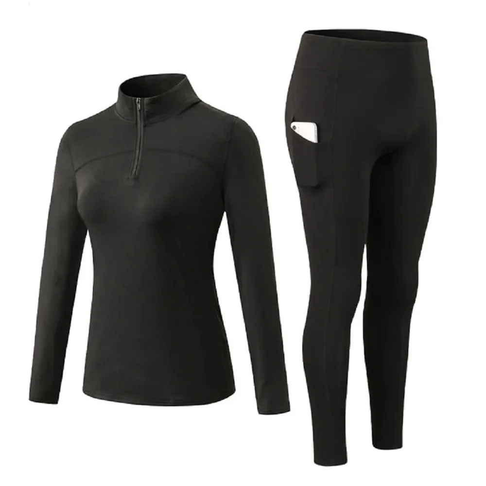 Winter women's thermal underwear sets