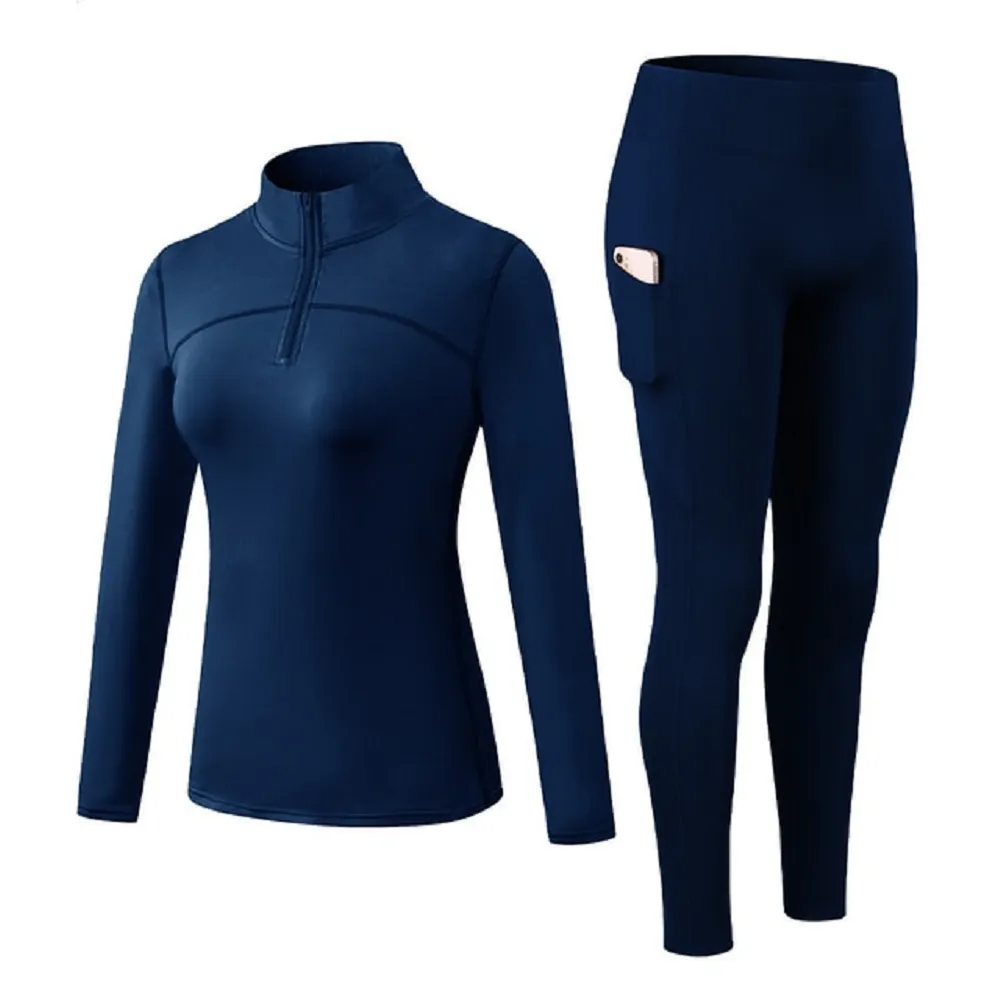 Winter women's thermal underwear sets